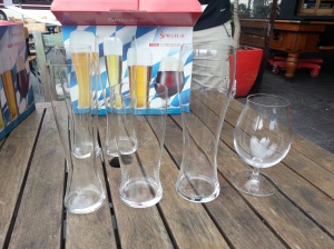 Standard beer glass shapes